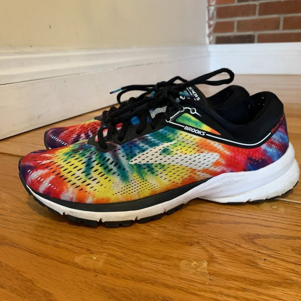 Brooks Launch 5 Sneakers Tie Dye Rock & Roll Marathon Series Athl… - Picture 2 of 13